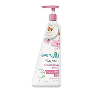 Everyuth Naturals Rejuvenating Flora Body Lotion | 24Hr Hydration | Sm
