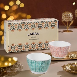 Larah by BOROSIL Opalware Bowl | Microwave & Dishwasher Safe Dinner Bo