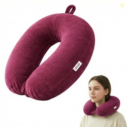 CRAE Travel Neck Pillow for Men & Women | Soft Fibre Cushion for Fligh