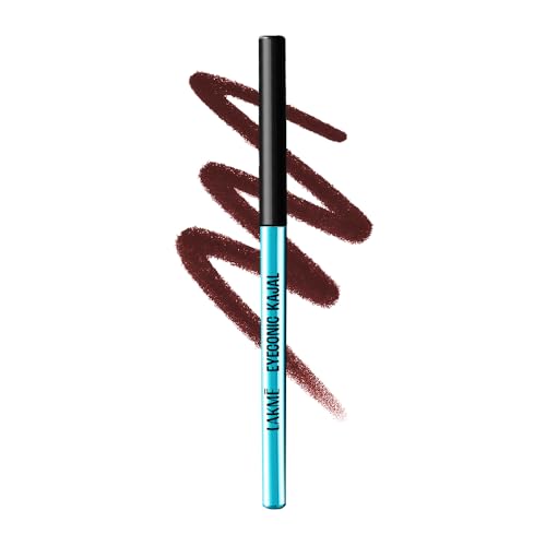 Lakme 9-5 Eyeconic Kajal, Classic Brown, Smudgeproof and Waterproof th