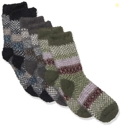 Fort Collins Women's Socks, SCH001-AL2, Olive/Black/Grey, Free Size