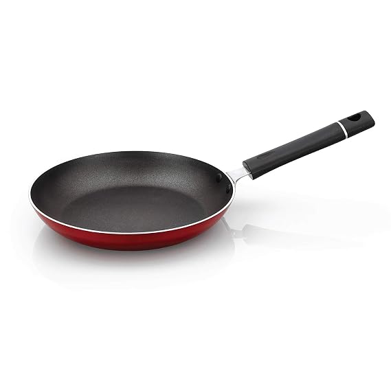 Cello Non Stick Induction Base Aluminium Taper Pan, Red Cello Non Stic