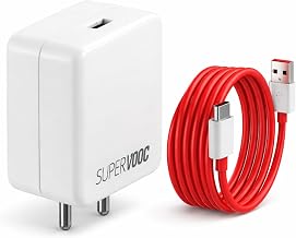 Novobit 80W SUPERVOOC Fast Charger with Type-C Cable | Ultra-Fast Char