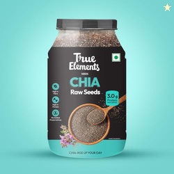 True Elements Chia Seeds 2kg - Raw Seeds for Eating | Chia seeds | Non