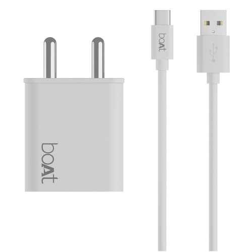 boAt 22.5W Fast Charger for Samsung, Xiaomi & Android Users with Overh
