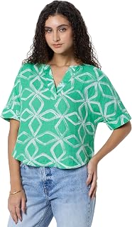 Women Linen Regular Fit Blouse
