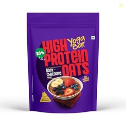 Yogabar 26g High Protein Oats 250 g, Pack of 1, Dark Chocolate - Break