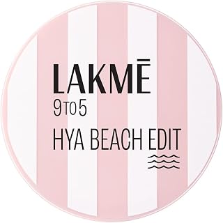 Lakme 9to5 Hya Matte, Beach Edit Cushion Foundation, C 300-Cool Cinnam