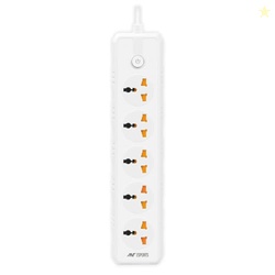 Ant Esports PS500 Power Strips with 5 Universal Socket 3-Meter-Long Co