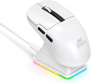 Ant Esports GM810 PRO V2 Wireless Optical Gaming Mouse, 2.4G + Bluetoo