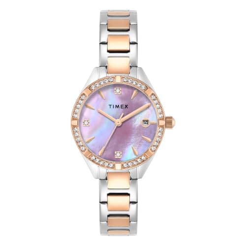 TIMEX Round 29mm Pink Dial Analog Women Watch - TWEL29903