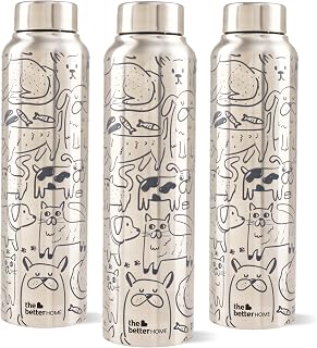 The Better Home Stainless Steel Water Bottle 1 Litre | Water Bottles f
