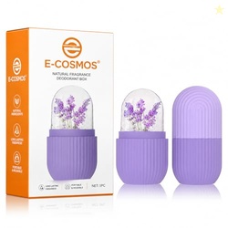 E-COSMOS Ice Face Roller Silicone Facial Cube for Eyes Neck Massage Re