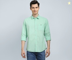 Men's Cotton Slim Fit Premium Textured Fabric Versatile Solid Easy Car