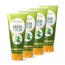Patanjali Saundarya Neem Tulsi Face Wash, for Clean and Fresh Skin wit