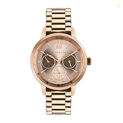 Rose Gold Dial Analog Watch for Women