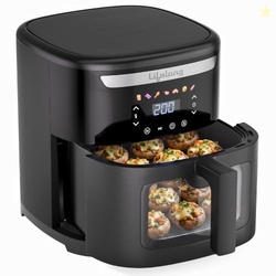 Lifelong Air Fryer|7L Capacity 1500W Power|7 Presets, 360 Rapid Air Ci