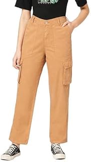 Women's Cotton Blend Cargo Fit Mid-Rise Cargo (LFC-411)