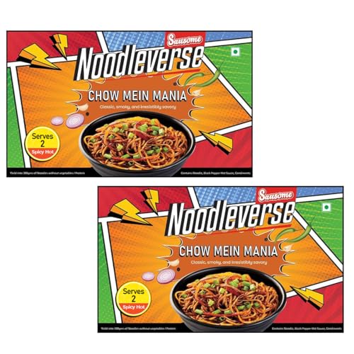 Sausome Noodleverse Chow Mein Mania  DIY Gourmet Noodle Kit with Sauce