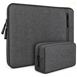 15.6-Inch Water-Resistant Laptop Sleeve with Handle - Pack of 2