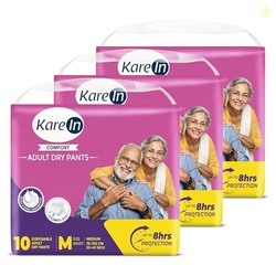 Karein Comfort Adult Diaper Pant M Size, Medium, Waist (75-100 cm 30 -
