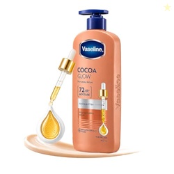Cocoa Glow Serum In Lotion, 400 ml | 100% Pure Cocoa & Shea Butter for