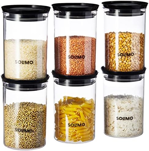 Plastic Storage Jar and Container Set I Air Tight & BPA Free Container