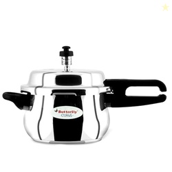 Curve 3 Litres Stainless Steel Outer Lid Pressure Cooker | TRIPLY Base