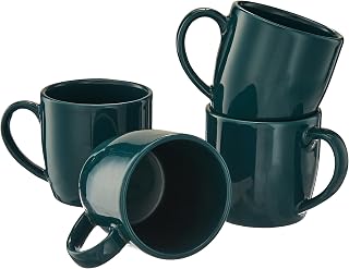 Ceramic Coffee Mugs | 100% Food Grade | Microwave Safe (200 ml, Set of