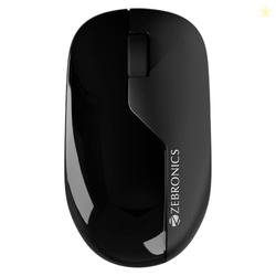 ZEBRONICS Freego 10 Wireless Mouse, 2.4GHz, 1200 DPI, 3 Buttons | High