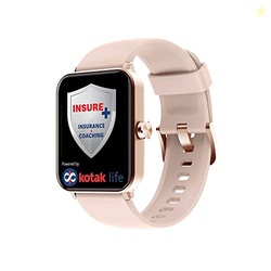GOQii Insure+ 5 lakhs Health Insurance with Smart Vital Max (Pink) and