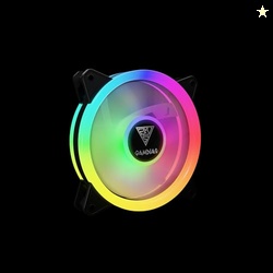 GAMDIAS Aeolus M2 1201 120mm RGB Case Fan for Desktop PC with Controll