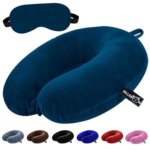 Billebon Premium Neck Pillow for Travelling Airplane Travel Pillow Com