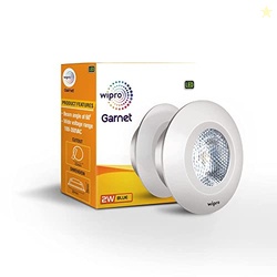 wipro Garnet 2W LED Integrated Spotlight | Blue | Compact Design for C