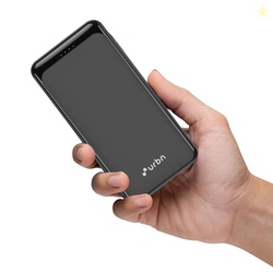 URBN 20000 mAh 22.5 W Compact Pocket Size Power Bank (Black, Lith...mo
