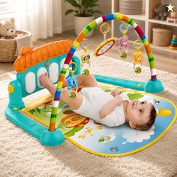 ToysBuddy Kick and Play Multi-Function ABS High Grade Plastic Piano Ba