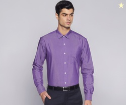 Men's Cotton Formal Shirt | Plain | Full Sleeve - Regular Fit (Availab