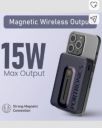 Portronics 10000 mAh 20 W Wireless With MagSafe Compact Pocket Size Po