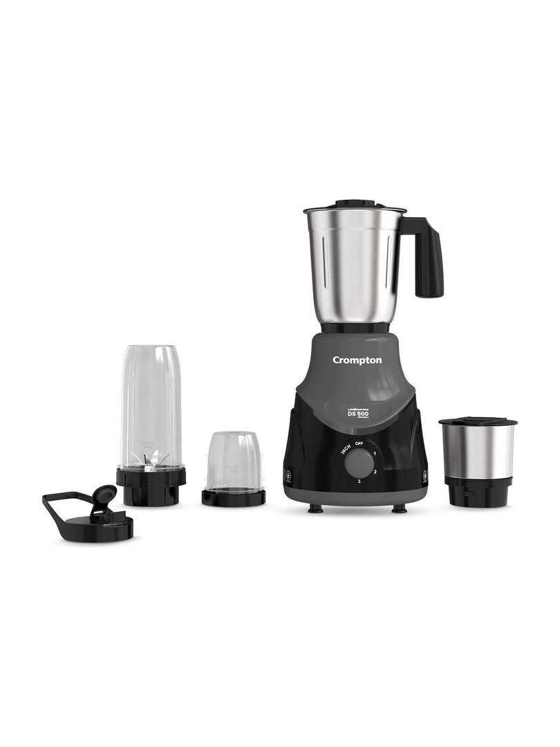 Crompton BlendX 500 W Juicer Mixer Grinder ACGM-DS500W BLENDX | 4 Jars