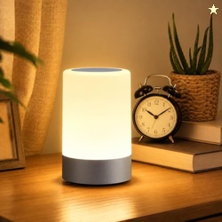 Touch Control LED Table Lamp  USB Rechargeable, Touch Control Night Li