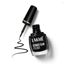Lakme Ultimate Glam Eye Liner, Semi Matte, Quick drying, Water resista