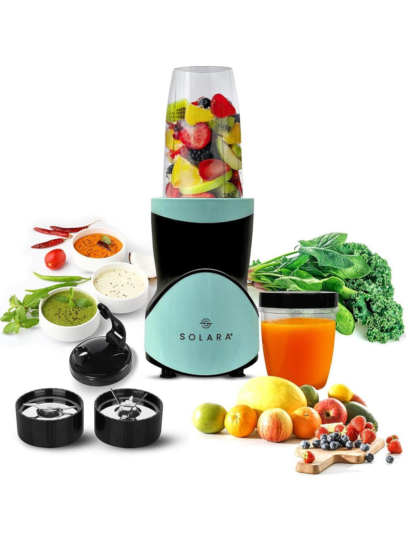 Solara Blendeasy 400 W Juicer Mixer Grinder SOL-BLN-113z | 2 Jars | Bl