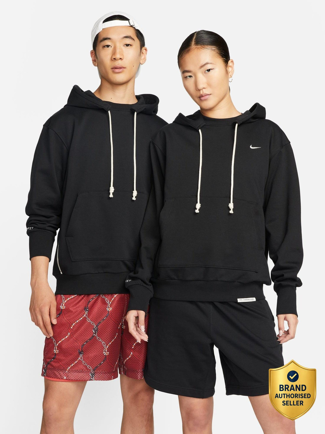 NIKE Full Sleeve Solid Men & Women Sweatshirt