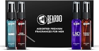 Beardo Perfume for Men - Premium Giftset 4x8ml | Black Musk, Godfather