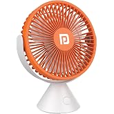 Portronics Aero Breeze Portable table Fan 178mm, USB Rechargeable Fan,