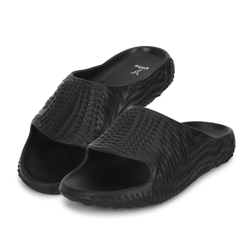 YOHO All-Terrain Sliders for Men | Cushioned Slippers| Lightweight | W