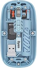 Dyazo Transparent Wireless Mouse | Dual Mode 2.4 GHz + BT 5.2 | Rechar