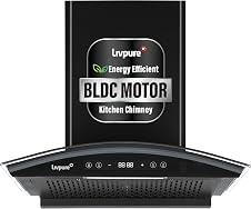 Livpure Eterna 60 cm | Curved Glass | 1400 m/hr Suction | BLDC Motor |
