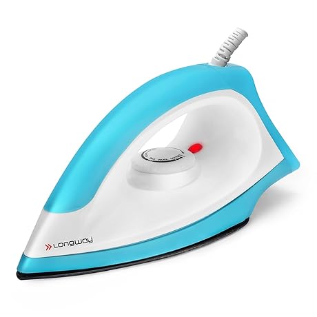 Longway Kwid Light Weight Non-Stick Teflon Coated Dry Iron, Electric I