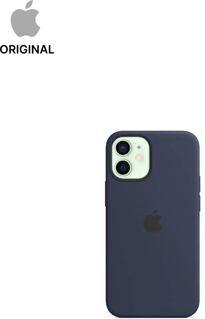 Apple Back Cover for Apple iPhone 12 Mini Deep Navy, Silicon